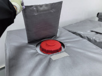 Gaine chauffante en fibre de verre étanche haute température 3KW 220V avec régulateur de température pour fûts d'huile industriels