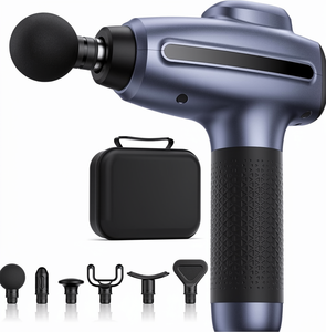 Pistolet de <span class=keywords><strong>massage</strong></span> en silicone <span class=keywords><strong>RENPHO</strong></span>, <span class=keywords><strong>massage</strong></span> profond des tissus, percussion musculaire, pour athlètes, hommes et femmes, masseur électrique portatif, 6 têtes de <span class=keywords><strong>massage</strong></span> - Product Image 1