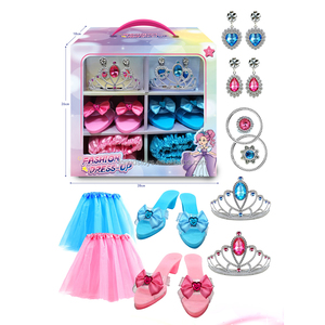 Trẻ Em Giả Vờ Chơi Set Công Chúa Ăn Mặc Giày Set Cô Gái Món Quà Vai Trò Chơi Giày Đồ Trang Sức Đồ Chơi Vẻ Đẹp Và Đồ Chơi Thời Trang Thiết Lập - Product Image 4