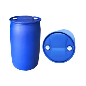 200L Blue HDPE Plastic Drum 55-Gallon Blow Molding Bucket Steel Barrel For Storage Gasoline Water Chemicals Other Purposes