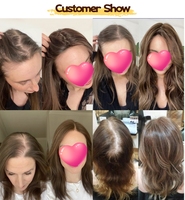 Pelucas de Cabello Humano con Frente de Encaje 13x4 para Mujer, Onduladas, Rubio Ceniza Balayage con Reflejos de Mechas y Línea de Cabello Natural
