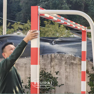 <span class=keywords><strong>But</strong></span> <span class=keywords><strong>de</strong></span> football pliable en aluminium durable <span class=keywords><strong>3m</strong></span> x 2m blanc et rouge pour usage extérieur, <span class=keywords><strong>but</strong></span> <span class=keywords><strong>de</strong></span> handball avec filet inclus - Product Image 2