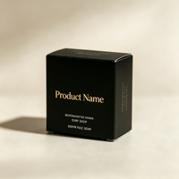Emballage de savon personnalisé fait main, écologique, réutilisable, imperméable, avec poignée, pliable, en papier artistique, pour cosmétiques quotidiens
