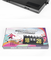 Tableau d'affichage de tennis de table de sport basket-ball Football volley-ball tableau de score à 4 chiffres accessoires d'exercice de sécurité faciles