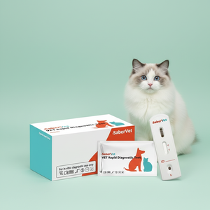 SaberVet Kit de Prueba Rápida Veterinaria para Uso Doméstico, Prueba de <span class=keywords><strong>Sangre</strong></span> para Giardia Felina para Gatos en Casa - Product Image 1
