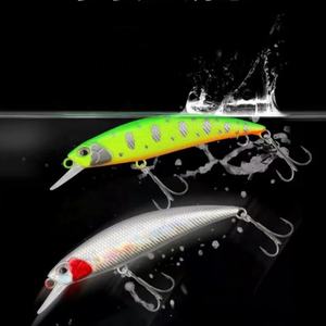 Leurre de pêche à la truite, au bar et au saumon, en ABS, pour la pêche en eau salée, <span class=keywords><strong>80</strong></span> mm 12 g, 70 mm 10 g, coulant, 80S 70S HJM01 - Product Image 1