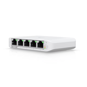 UniFi USW-Flex-Mini Switch Gigabit Géré 5 Ports PoE Alimentation USB-C Compact Switch Réseau Couche 2 pour Domicile, Bureau et Petites Entreprises - Product Image 3