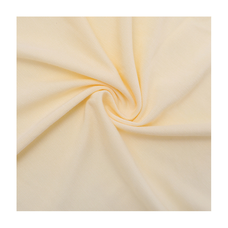 Knitted 100% Bamboo Fiber Stretch Knitted Fabric Breathable Shirt Fabric