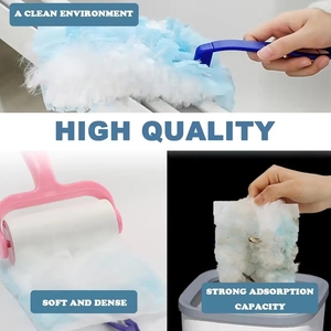 Sanxin sợi nhỏ bụi bàn chải bụi Remover đồ nội thất & xe Khăn lau bụi với 5 Refills + 1 xử lý - Product Image 4