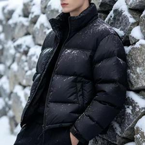 เสื้อแจ็คเก็ตแบบมีฮู้ดบุขนเป็ดสำหรับฤดูหนาว ยี่ห้อ Manufacturer Trend Cut รุ่น Winter Warm Padded Puffy Outerwear Unisex  OEM North - Product Image 3