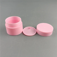 Pot cosmétique à double paroi 3g 5g 10g 15g 20g 30g 50g 100g en plastique PP avec couvercle Noir rose Blanc Bleu Modèle YLO-CJ001
