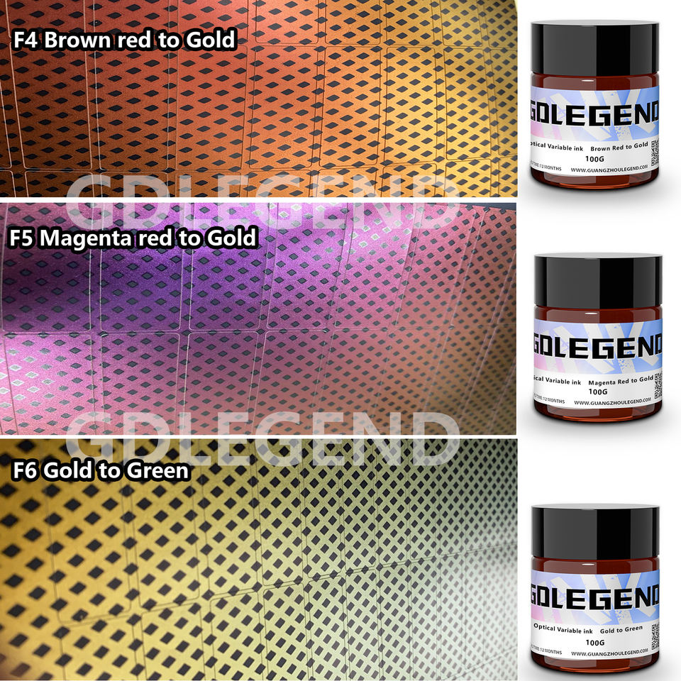 GDLEGEND Gravure Printing Optical Variable Ink F8 Green to Blue Color ...