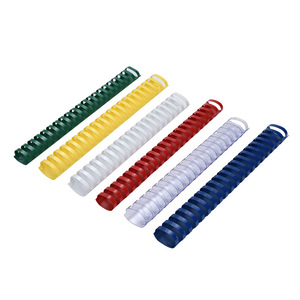 Boyaa – anneaux de reliure en plastique A4, 21 trous, pour l'organisation de documents, accessoires de papeterie, plusieurs couleurs disponibles - Product Image 1