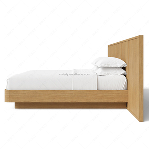 Роскошная кровать размера «<span class=keywords><strong>King</strong></span>-Size» FERLY с тумбочкой, современная деревянная мебель для спальни - Product Image 4