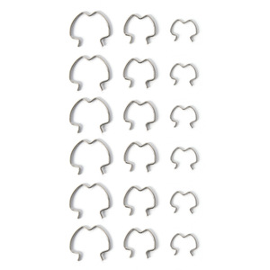 Paquete de 18 clips de acoplamiento rápido 800-801 de acero de 3/8, 5/8 y 1/2 pulgadas para reparación de automóviles, reemplazo de sujetadores automotrices - Product Image 5