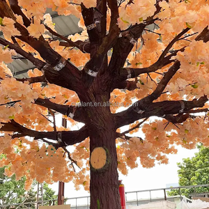 Grand arbre de mariage de couleur orange Arbre <span class=keywords><strong>Cerisier</strong></span> artificiel 4.2m Grand arbre à fleurs de <span class=keywords><strong>cerisier</strong></span> Sakura Arbre à fleurs de <span class=keywords><strong>cerisier</strong></span> artificiel - Product Image 3