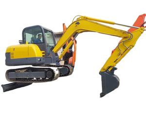 Mini excavadora sobre orugas de 6,2 toneladas, motor <span class=keywords><strong>Yanma</strong></span>, excavadora de 6 toneladas, pequeña Excavadora hidráulica para construcción de granja, movimiento de tierra, bomba CE EPA - Product Image 2