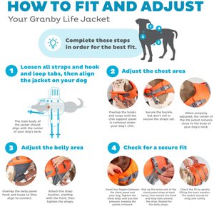 Giubbotto di salvataggio per cani professionale con manico, alta galleggiabilità e strisce riflettenti-attrezzatura di sicurezza per il nuoto e la nautica - Product Image 3