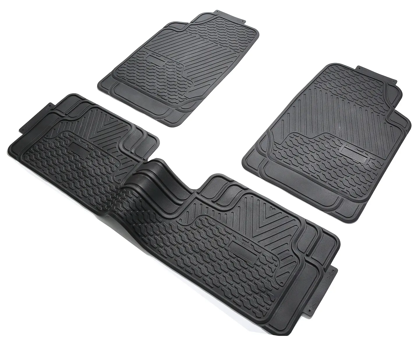 Auto Mat Vloer Tapijt Universele Auto Vloermatten Para Auto/3 Stuks Rubber/Pvc/Piso Duurzaam Pvc Universele Auto Matten Met Logo Full Set