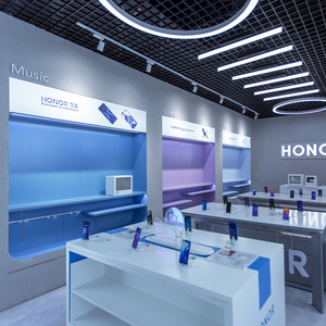 Điện Thoại Di Động Bán Lẻ Cửa Hàng Hiển Thị Đồ Đạc Miễn Phí Thiết Kế Điện Thoại Di Động Phụ Kiện Cửa Hàng Nội Thất Showroom Trang Trí Bố Trí - Product Image 4