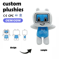 Peluche Mascotte Personnalisée de Haute Qualité, Fabrication Professionnelle, Poupées Personnalisées, Animaux en Peluche