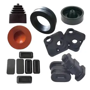 Rubber Miscellaneous Shapes EPDM Molded Parts Rubber Stopper Cap Sleeve Shaped Parts Customization