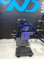 Máquina de Sentadillas Super Pendulum Comercial con Carga de Placas de Acero para Gimnasio, Equipo de Fitness con Características de Seguridad, Potente Máquina de Tracción