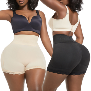 Culotte gainante <span class=keywords><strong>taille</strong></span> <span class=keywords><strong>haute</strong></span> sans couture pour femme, effet ventre plat, rehaussement des hanches et fessiers, sculpte la silhouette, grandes tailles - Product Image 1