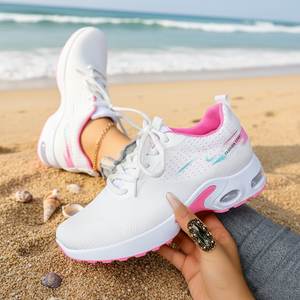 <span class=keywords><strong>Zapatillas</strong></span> Deportivas para <span class=keywords><strong>Mujer</strong></span> Altamente <span class=keywords><strong>Recomendadas</strong></span>, Modernas y Elegantes, Talla Grande, Parte Superior de Una Sola Capa, Cordones Delanteros, Transpirables - Product Image 1