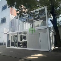 Maisons préfabriquées à 2 étages Maison conteneur préfabriquée de luxe en duplex avec 2 chambres à coucher