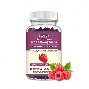 <span class=keywords><strong>Prix</strong></span> d'usine – Gummies véganes 10-en-1 à la framboise, aux champignons et à l'ashwagandha pour le soutien immunitaire et la gestion de l'énergie - Product Image 2
