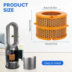 Remplacement de filtre <span class=keywords><strong>d</strong></span>'évaporateur en Fiber de charbon actif adapté pour Dysons PH01 PH02 PH03 PH04 <span class=keywords><strong>purificateur</strong></span> <span class=keywords><strong>d</strong></span>'<span class=keywords><strong>air</strong></span> pièces de rechange accessoires - Product Image 4
