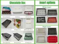 Caja de Regalo Tipo Avión con Compartimento Divisor, Caja de Embalaje de Papel de Grado Alimenticio para Chocolate, Galletas, Pan, con Logotipo Personalizado