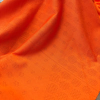 Rollo de Tela para Camisetas de Fútbol 25/26, 160 g/m², 100% Poliéster Jacquard, Tejido de Punto, Secado Rápido, Elástico, para Niños y Niñas
