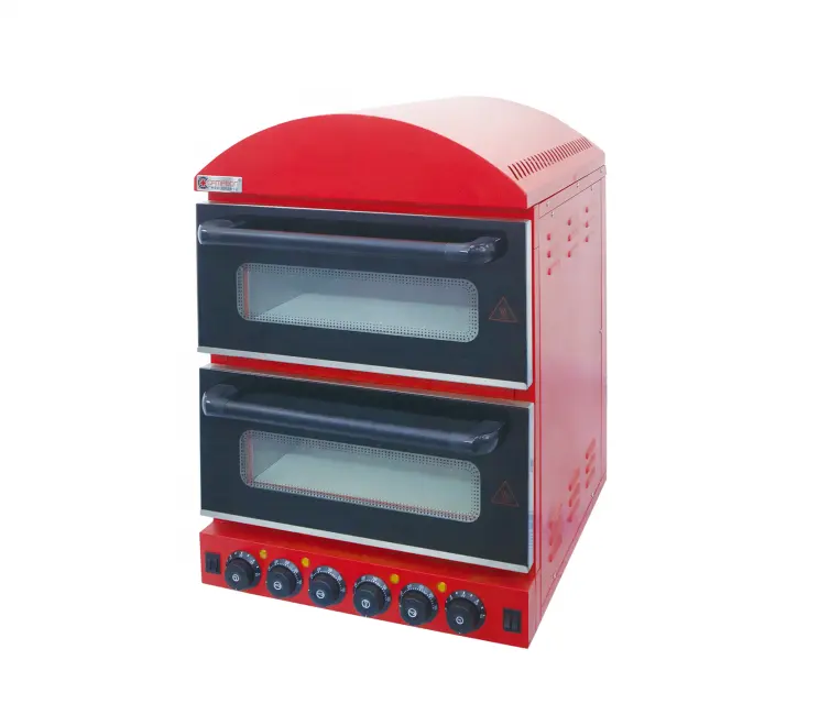 電気ピザオーブンレストラン機器キッチンパン製造機Campbon ZH-2M-Hステンレス鋼電気ピザオーブン