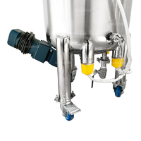 Mélangeur à vortex sous vide HUNDOM 50L 100L pour laboratoire, petit réservoir de mélange magnétique en acier inoxydable