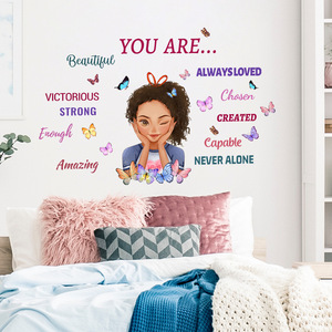 <span class=keywords><strong>Frases</strong></span> inspiradoras en inglés creativas y pegatinas <span class=keywords><strong>de</strong></span> <span class=keywords><strong>pared</strong></span> <span class=keywords><strong>para</strong></span> habitación <span class=keywords><strong>de</strong></span> niña, fondo <span class=keywords><strong>de</strong></span> <span class=keywords><strong>pared</strong></span> <span class=keywords><strong>para</strong></span> dormitorio, pegatinas decorativas simples - Product Image 4