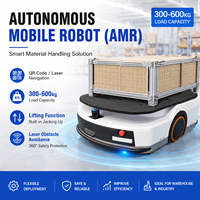 Robot mobile autonome MDBOT avec évitement d'obstacles par laser, capacité de charge de 600 kg, plateforme robotique mobile autonome SLAM AGV avec levage de palettes
