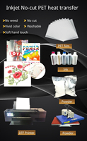 Nuevo Producto Premium, Rollo de Papel de Transferencia DTF con Purpurina, Película DTF con Purpurina para Mascotas, 30 cm, para Vinilo Termoadhesivo para Camisetas