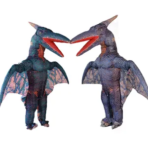 Hot Sale Anpassbare Größe Adult Dress Up Flugsaurier Weihnachts feier Halloween Giant Infla table Dinosaur Kostüm
