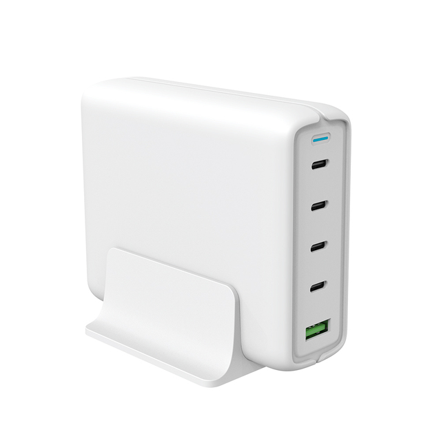High Power GaN 240W 5 Ports Desktop Charger Multifunction PD QC3.0 Fast Charging USB C PD GaN Charger