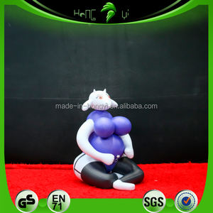 Figurine de chèvre de dessin animé gonflable personnalisée personnage animal poupée pour jouer jouets gonflables en PVC avec Sph - Product Image 5