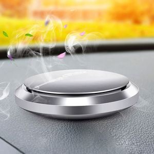 Ambientador de Coche Moderno de Aleación de Aluminio Plateado, Eliminador de Olores Sólido para el Tablero - Product Image 1