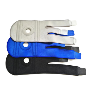 <span class=keywords><strong>Genouillère</strong></span> à rotule ouverte réglable coussinets de soutien entraînement à l'haltérophilie protégeant le genou pour hommes et femmes - Product Image 1