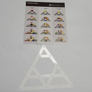 Xmlivet al por mayor billar Magic Ball Rack hoja forma de triángulo para 8 bolas/9 bolas/10 bolas billar tacos accesorios de billar - Product Image 3
