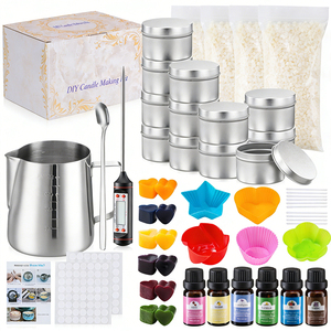 Support de bougie résistant à la chaleur, pot d'échantillon de luxe, remplissage de cire parfumée, suite d'évaluation du programme de présentation de propositions de vente au détail - Product Image 1