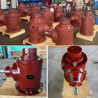 Boîte de vitesses conique à faible jeu pour pompe industrielle, unité d'engrenage angulaire, boîte de vitesses conique pour pompe incendie, pour système de transmission de pompe incendie verticale