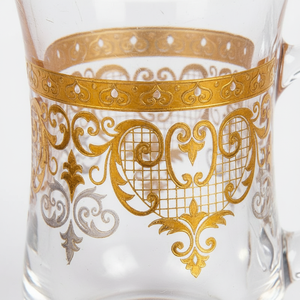 Juego de Tazas de Té Turcas de Vidrio con Relieve Dorado, Taza Transparente de 150 ml Resistente al Calor, para Café y Bebidas, Ideal para Regalo - Product Image 5