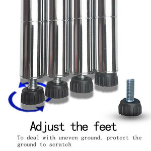 מחסן משרד רשת חוט נירוסטה מדפי אחסון מדפי מדף 4 שכבה מדפי למכירה - Product Image 2