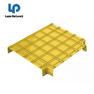 Bandeja de cable de fibra óptica amarilla de plástico ABS/PVC ignífugo de la fábrica de Ningbo Lepin, China, para centro de datos 5G - Product Image 6